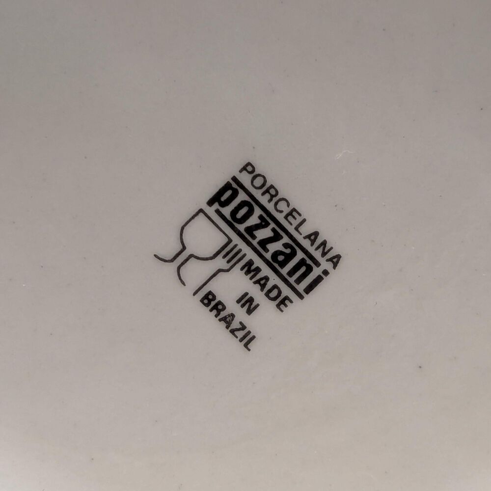 Rare Vintage Pozzani - Brazil 8oz Bunny Mug - Easter Butterfly Rabbit Coffee Cup - Picture 11 of 16